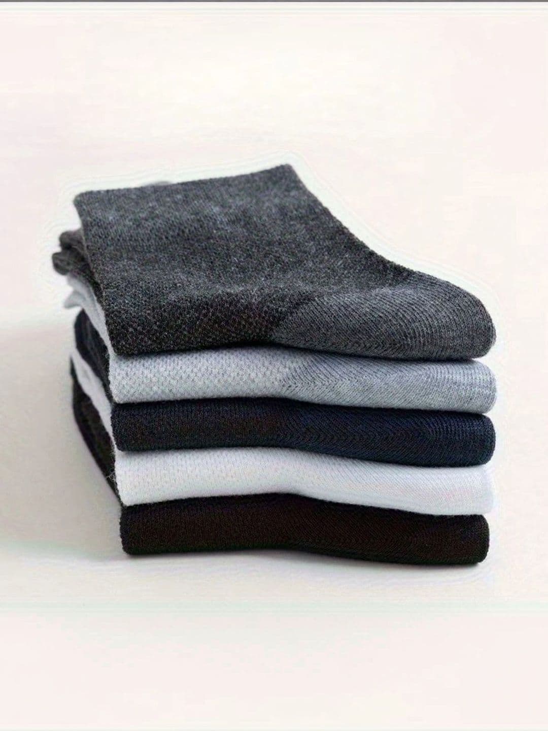 BEAR&BEYOND Men Pack of 5 Cotton Assorted Above Ankle Socks - view 1