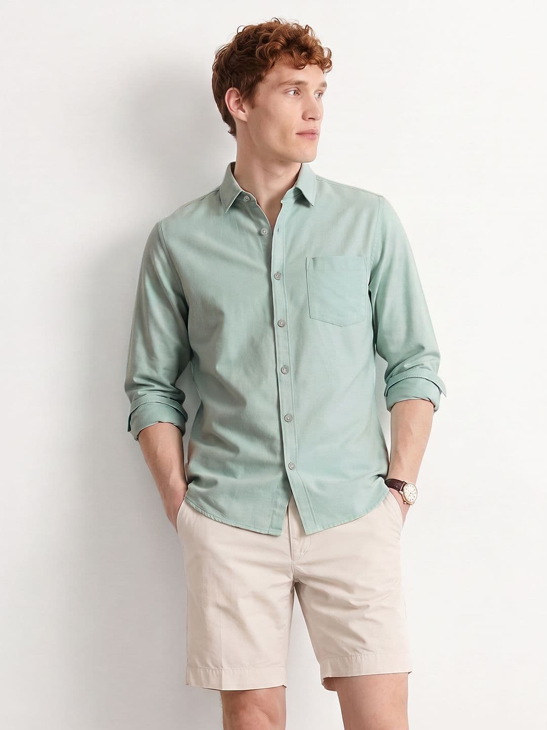 Mast & Harbour Men Spread Collar Casual Shirt - view 1