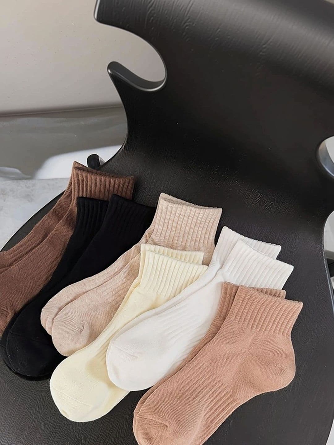 BEAR&BEYOND Men Pack of 6 Cotton Assorted Ankle Length Socks - view 1