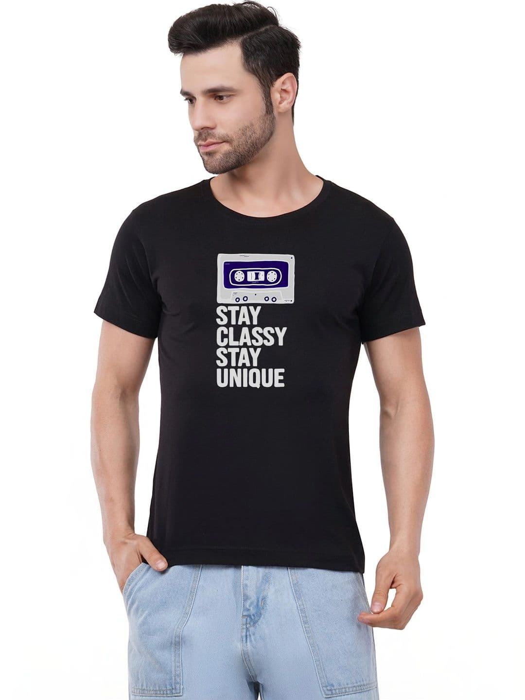 Caseria Men Typography Printed T-shirt - view 1