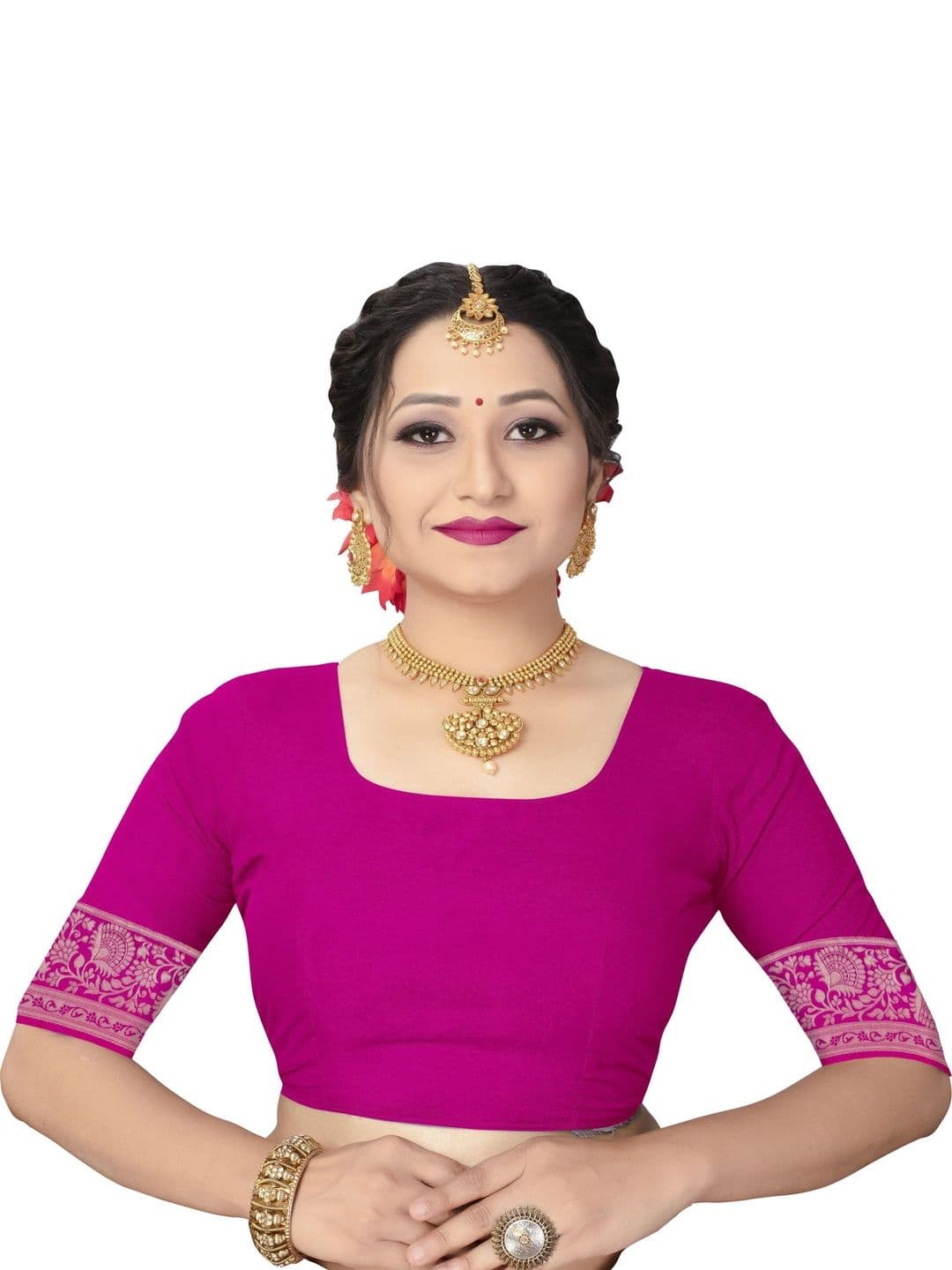 GORAL Woven Design Zari Art Silk Saree - view 1