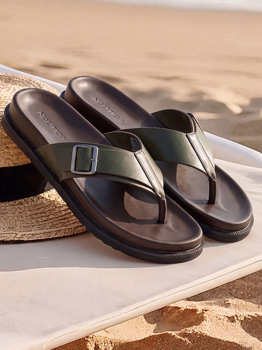 Nautica Men Leather Comfort Sandals - view 1