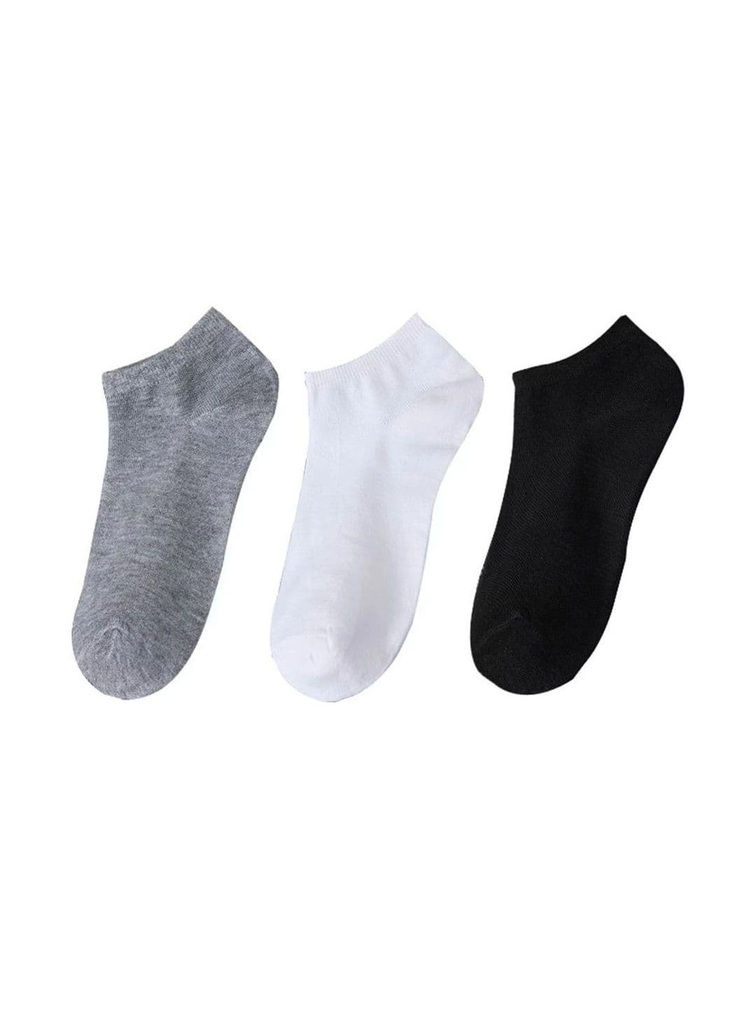 BEAR&BEYOND Men Pack of 3 Cotton Assorted Shoe Liners Socks - view 1