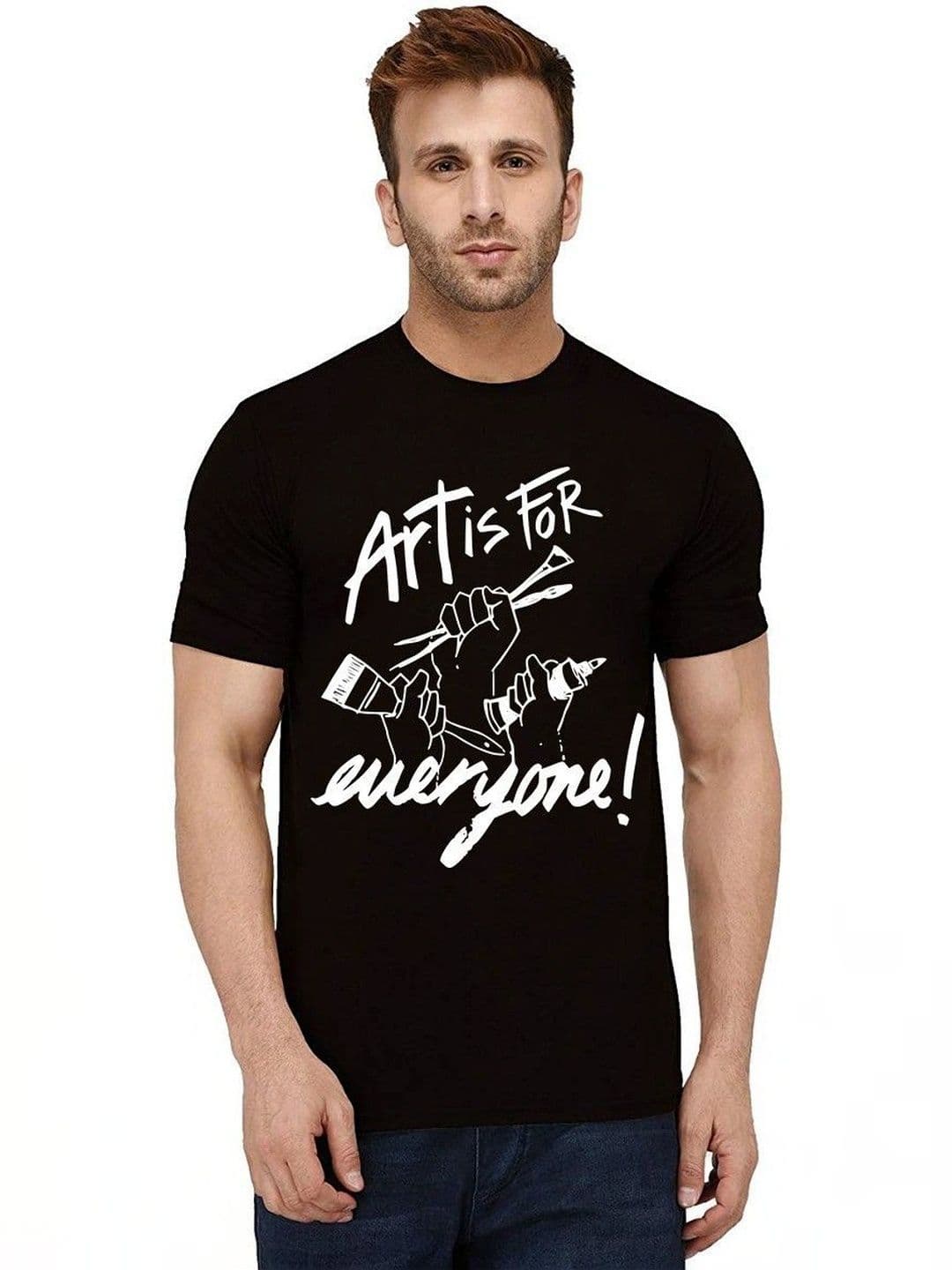 Caseria Men Typography Printed T-shirt - view 1