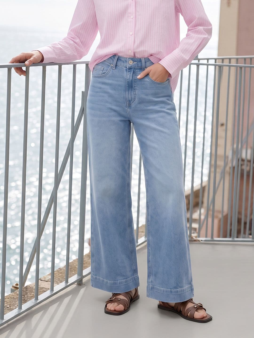 Nautica Women Wide Leg Jeans - view 1