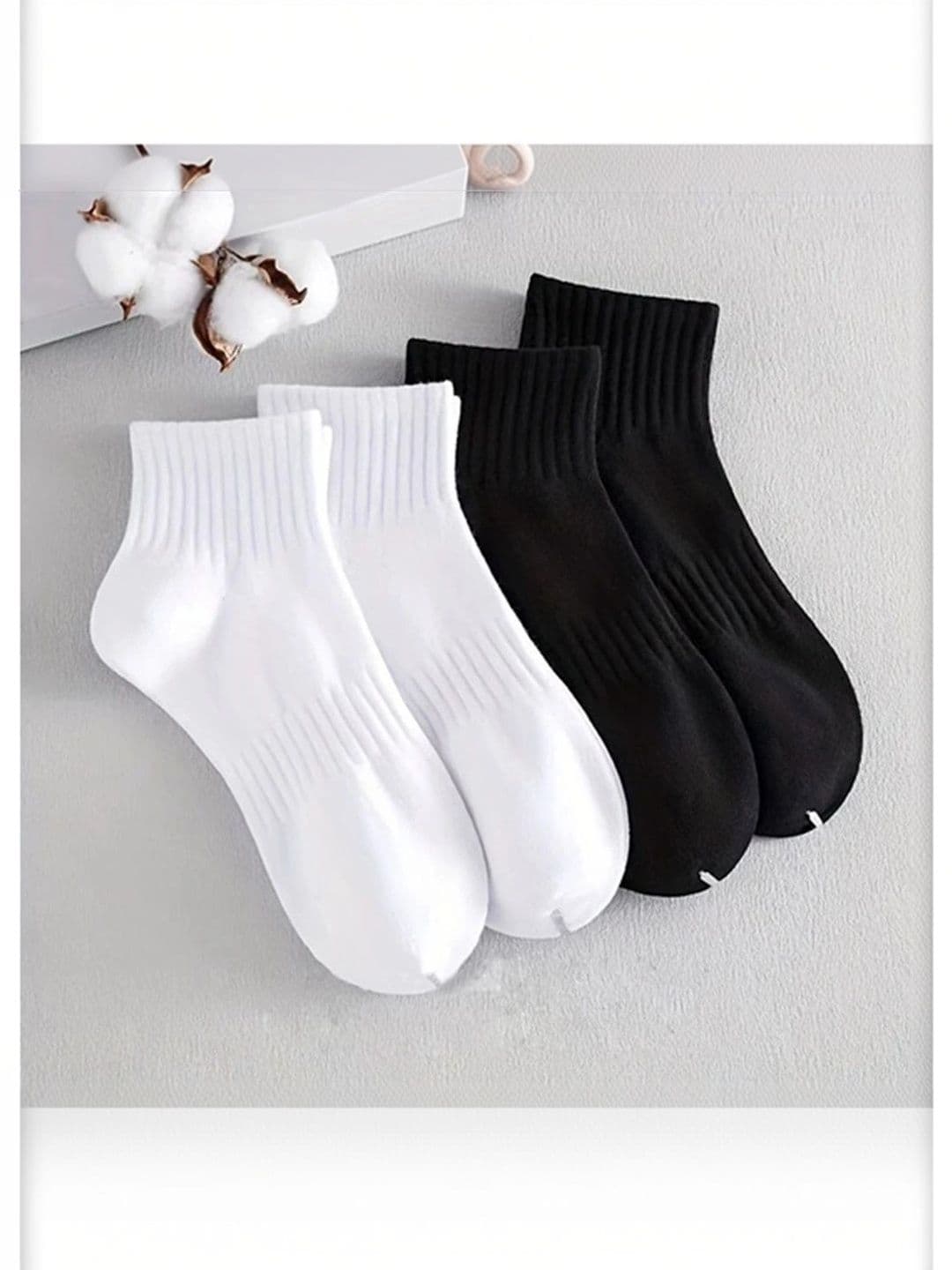 BEAR&BEYOND Men Pack of 4 Cotton Assorted Above Ankle Socks - view 1