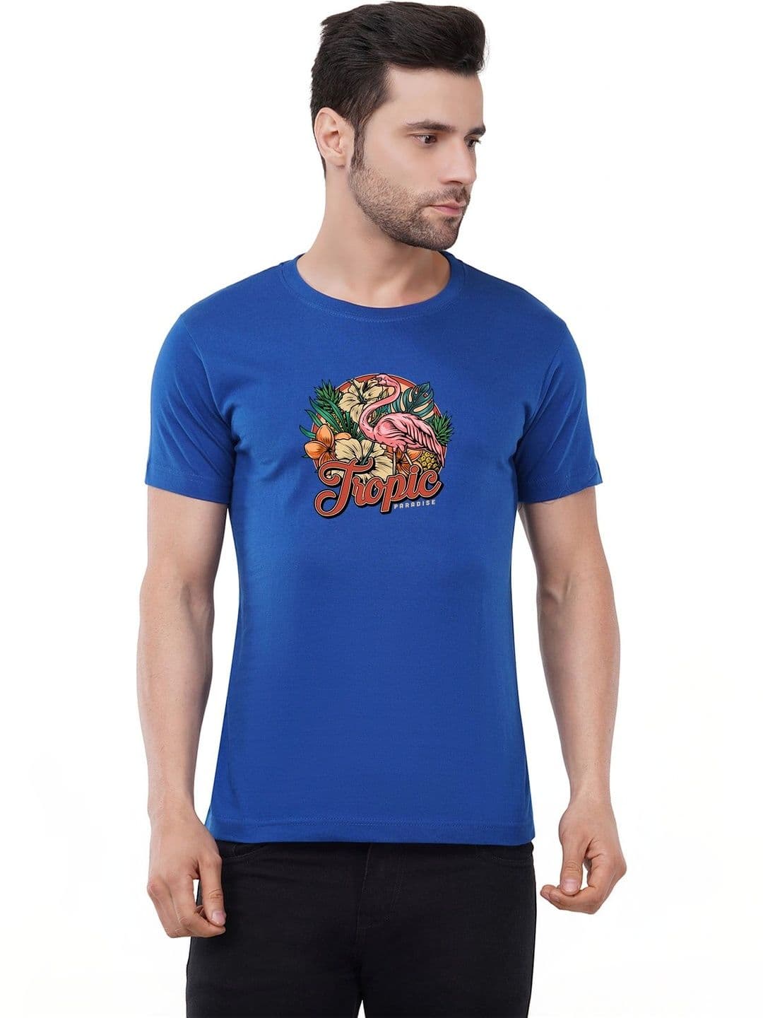 Caseria Men Printed Tropical T-shirt - view 1