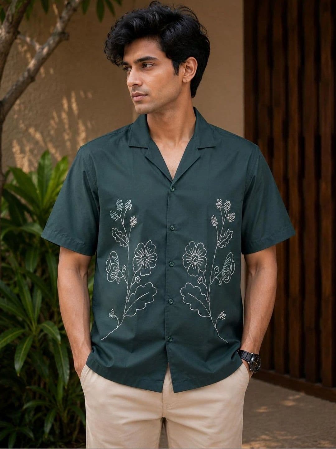 Threadsky Men Classic Floral Printed Casual Shirt - view 1