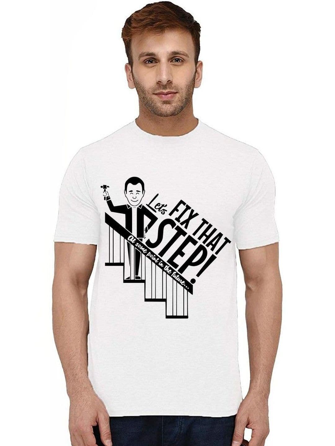 Caseria Men Typography Printed T-shirt - view 1