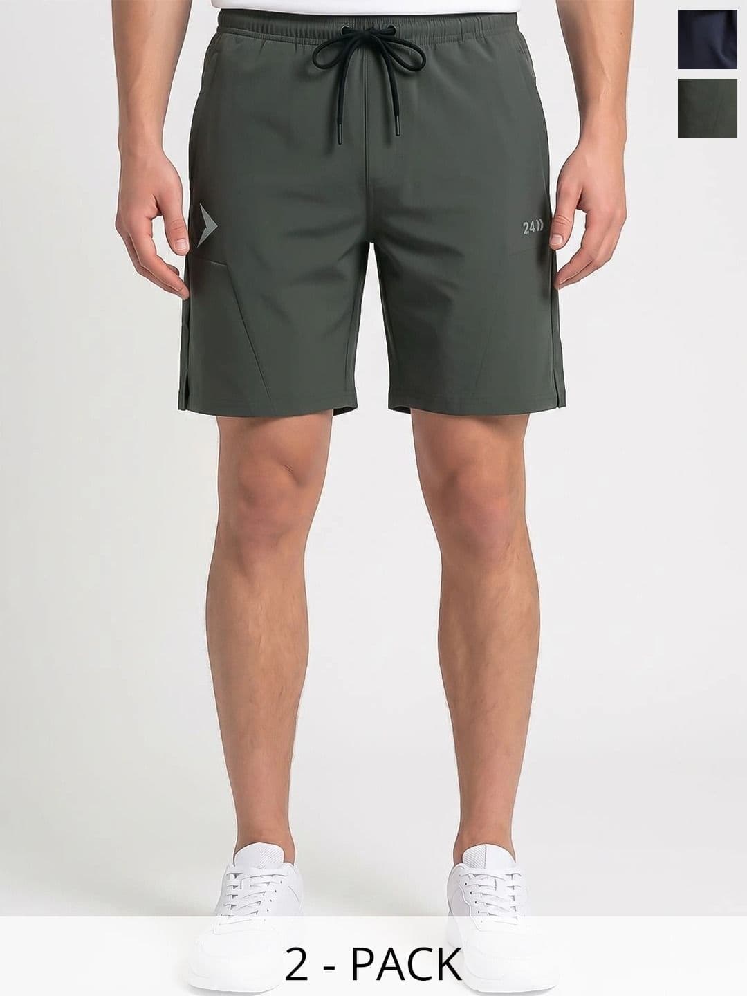 24 Street Men Training or Gym Sports Shorts - view 1