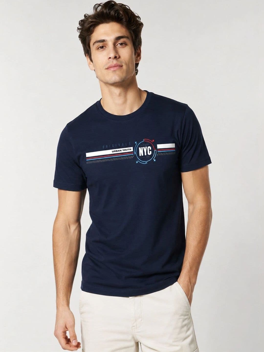 Jaqque Men Typography Printed T-shirt - view 1
