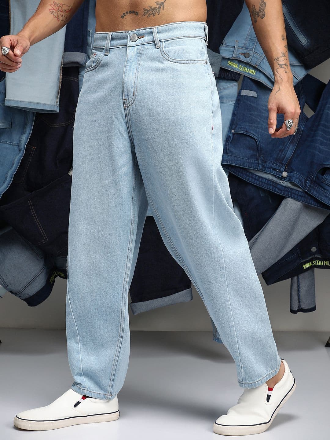 CAHOOT Men Comfort Heavy Fade Stretchable Jeans - view 1