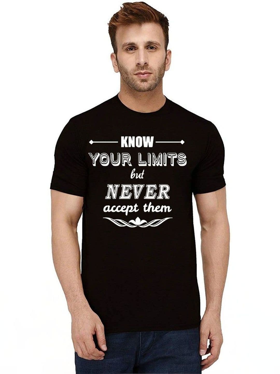 Caseria Men Typography Printed T-shirt - view 1