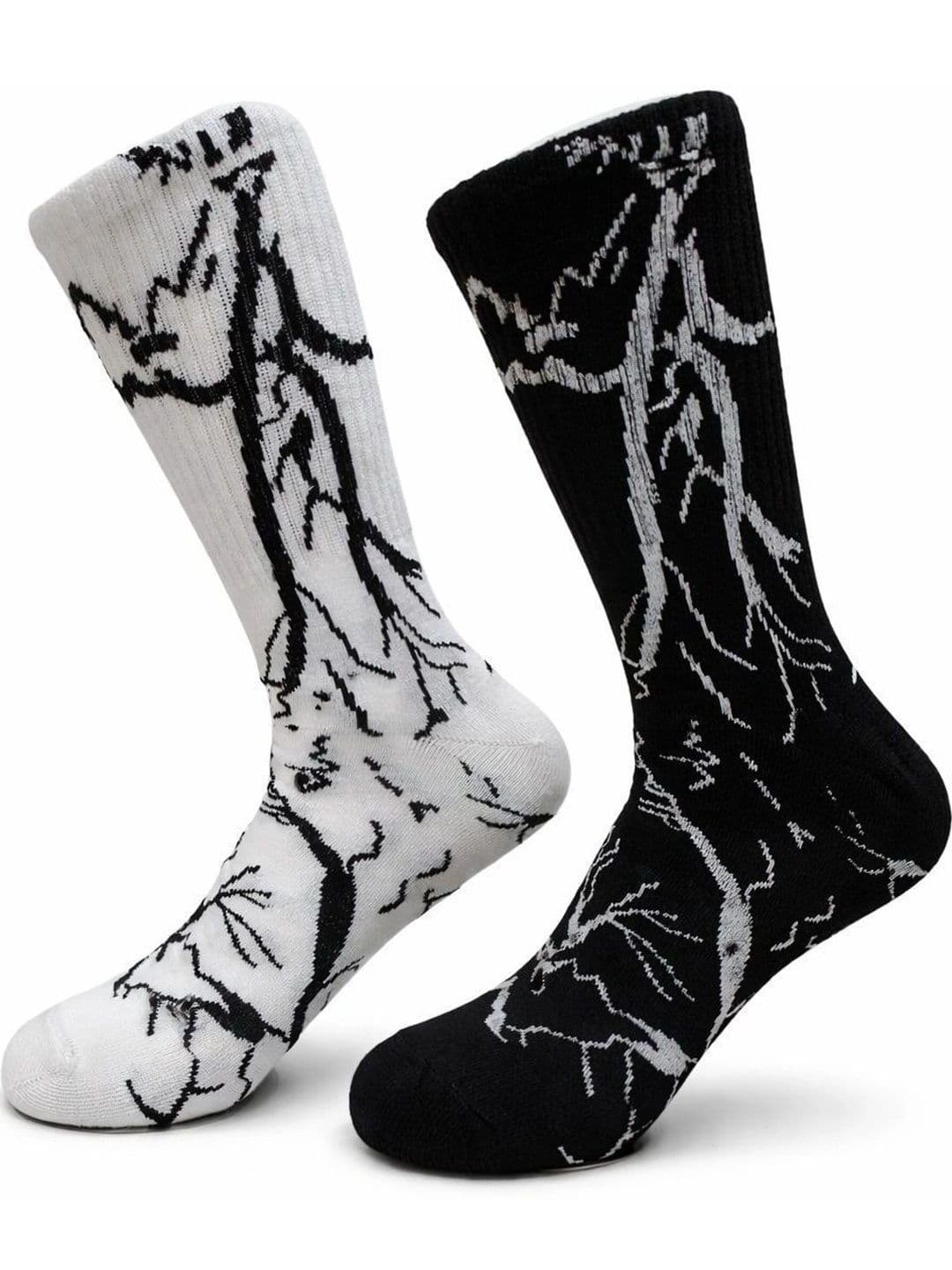 BEAR&BEYOND Men Pack of 2 Cotton Assorted Patterned Calf Length Socks - view 1
