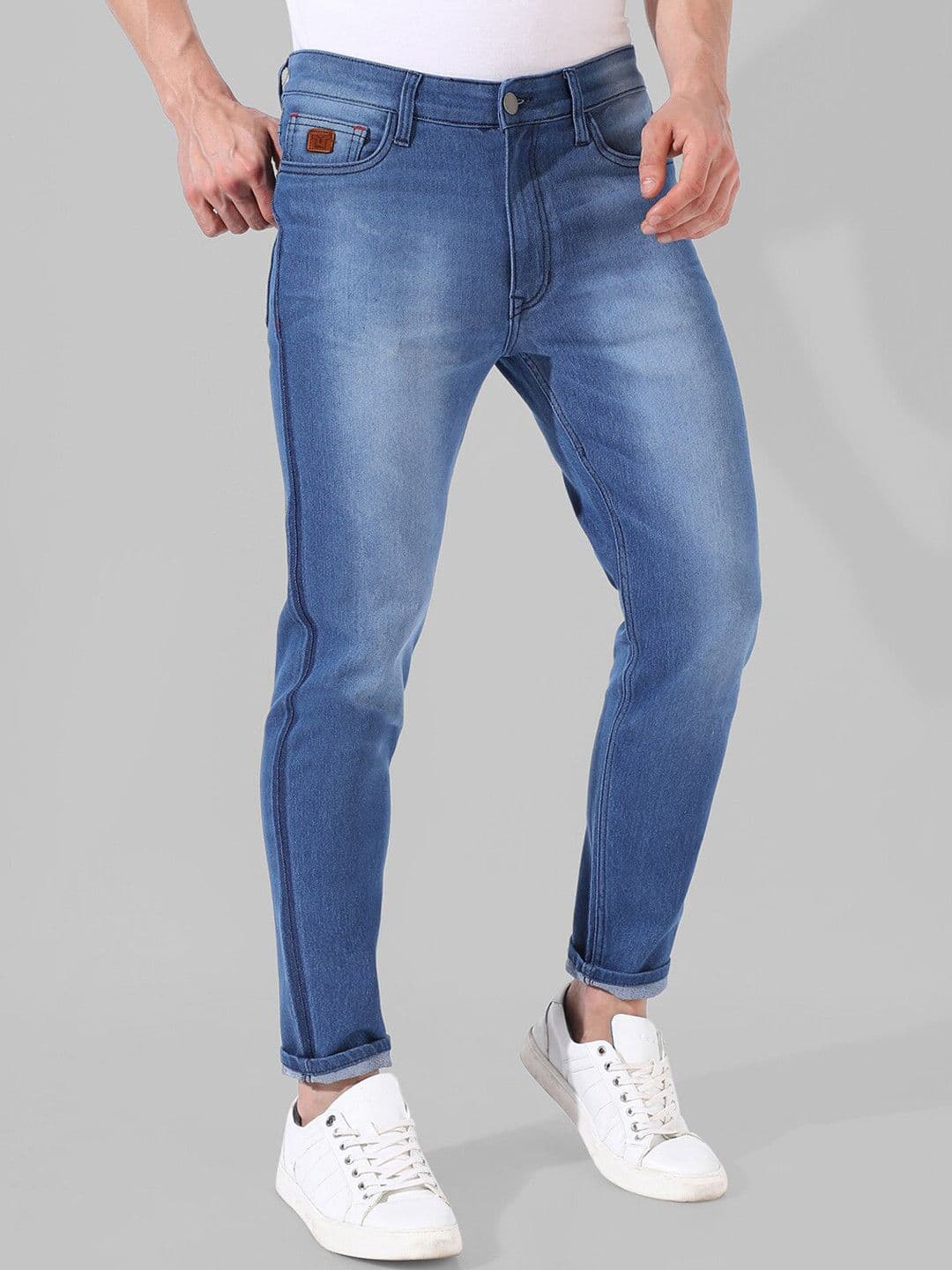 CAHOOT Men Smart Heavy Fade Mid-Rise Stretchable Jeans - view 1