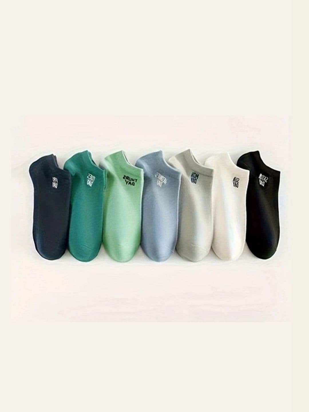 BEAR&BEYOND Men Pack of 7 Cotton Assorted Ankle Length Socks - view 1