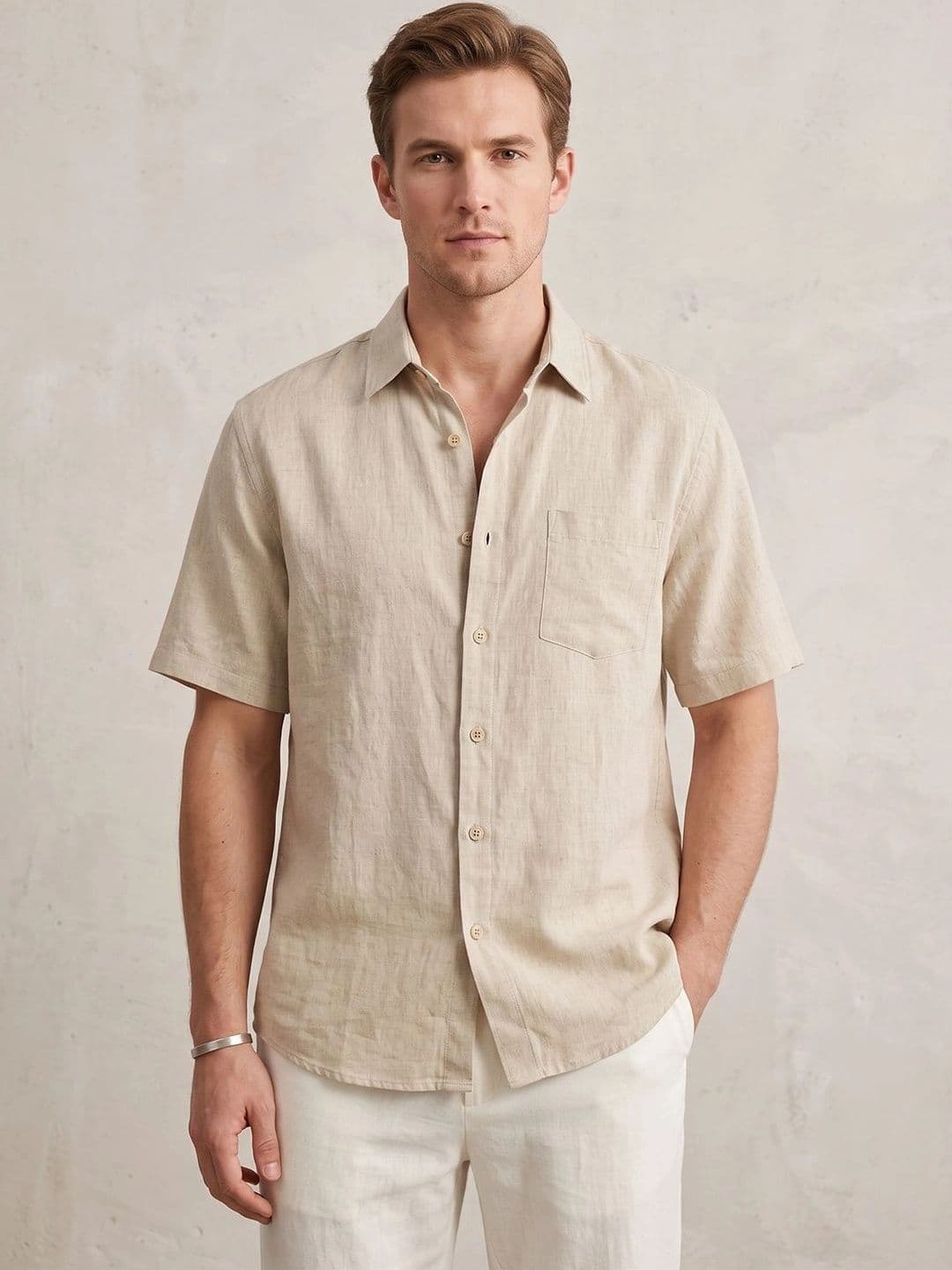 StyleCast x Revolte Men's Regular Fit Textured Casual Shirt - view 1
