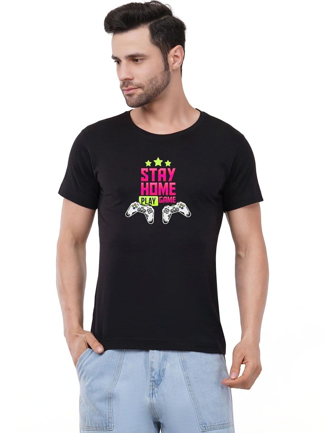 Caseria Men Typography Printed T-shirt - view 1