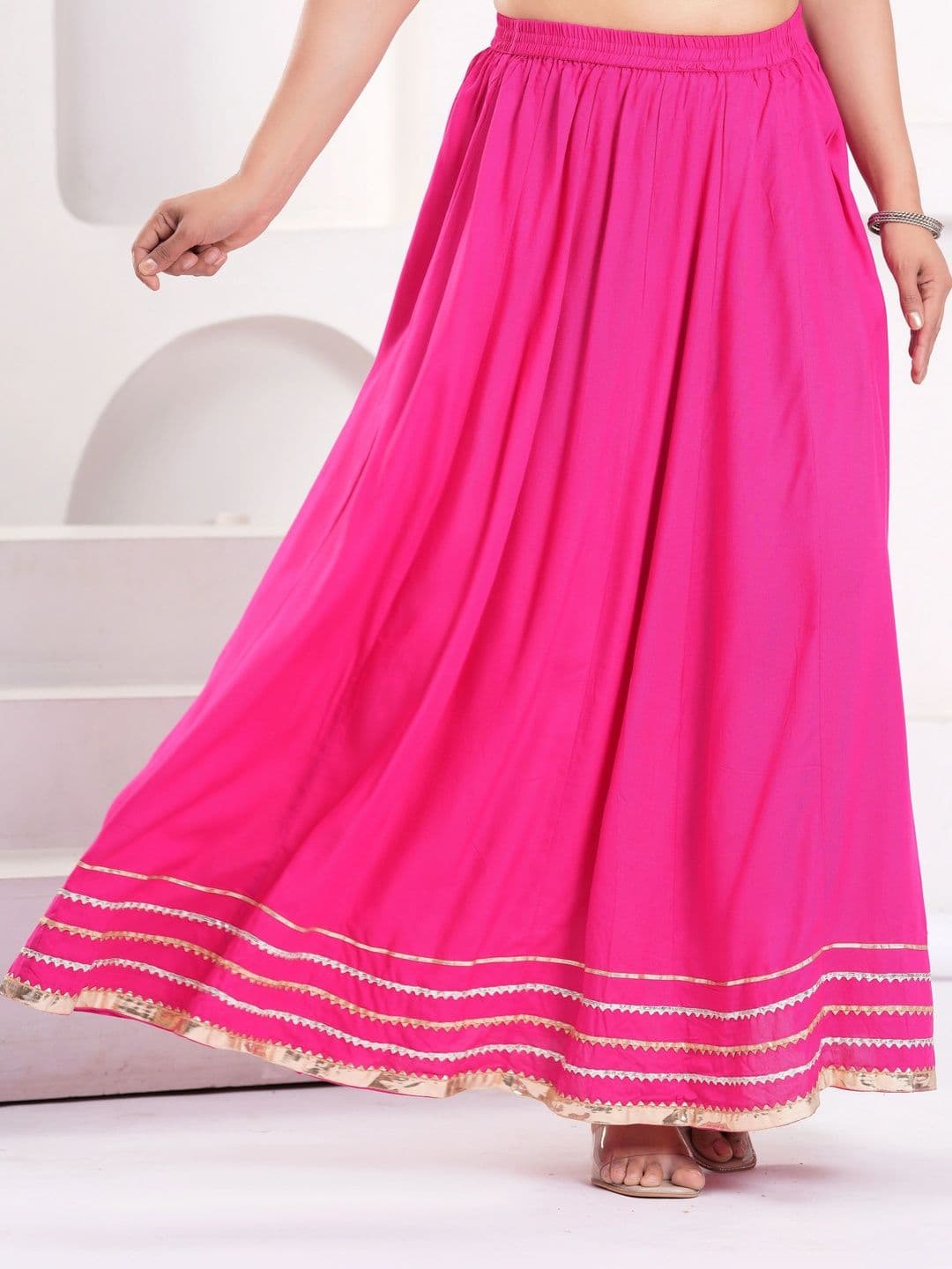 Maquien Women Maxi Flared Skirt - view 1