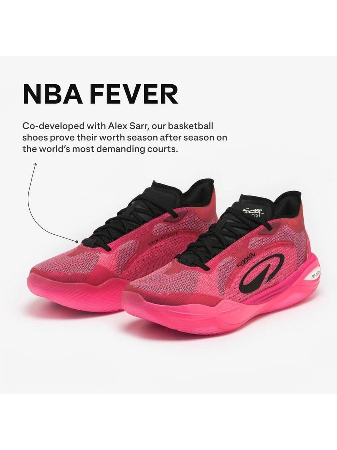 Decathlon Kipsta - Unisex Pink Canaveral 900 Foot Support Basketball Shoes - view 1
