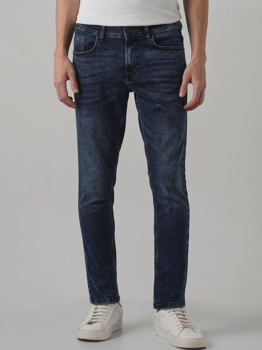 Global Jeans Men Regular Fit Mid-Rise Jeans - view 1