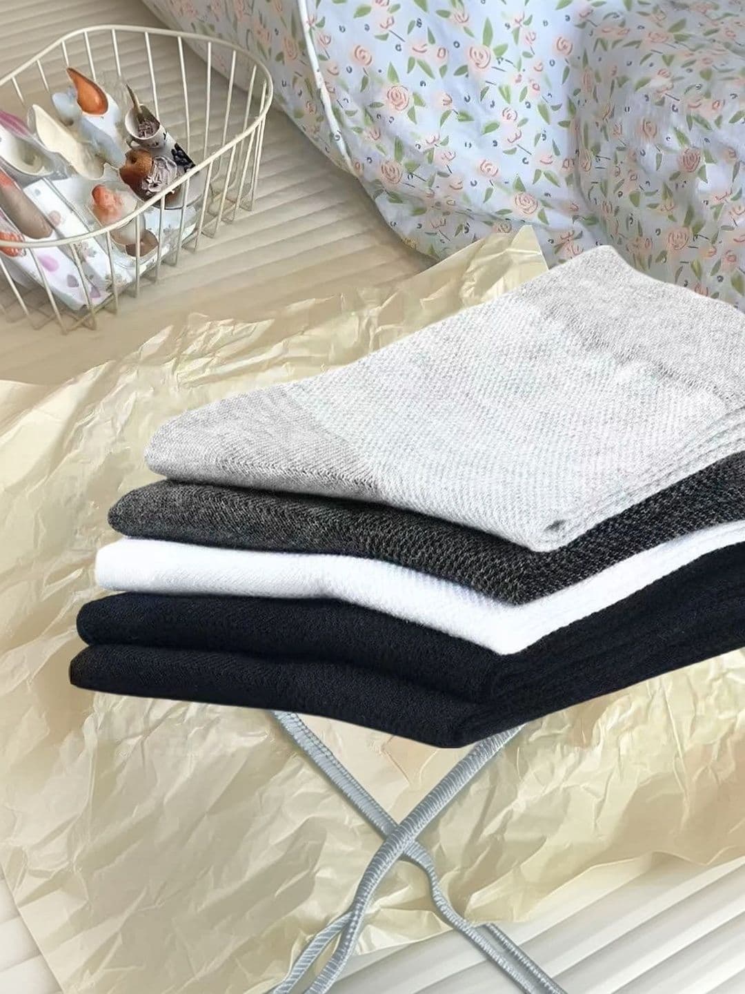 BEAR&BEYOND Men Pack of 5 Cotton Assorted Above Ankle Socks - view 1