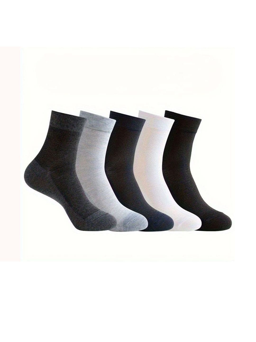 BEAR&BEYOND Men Pack of 5 Cotton Assorted Above Ankle Socks - view 1
