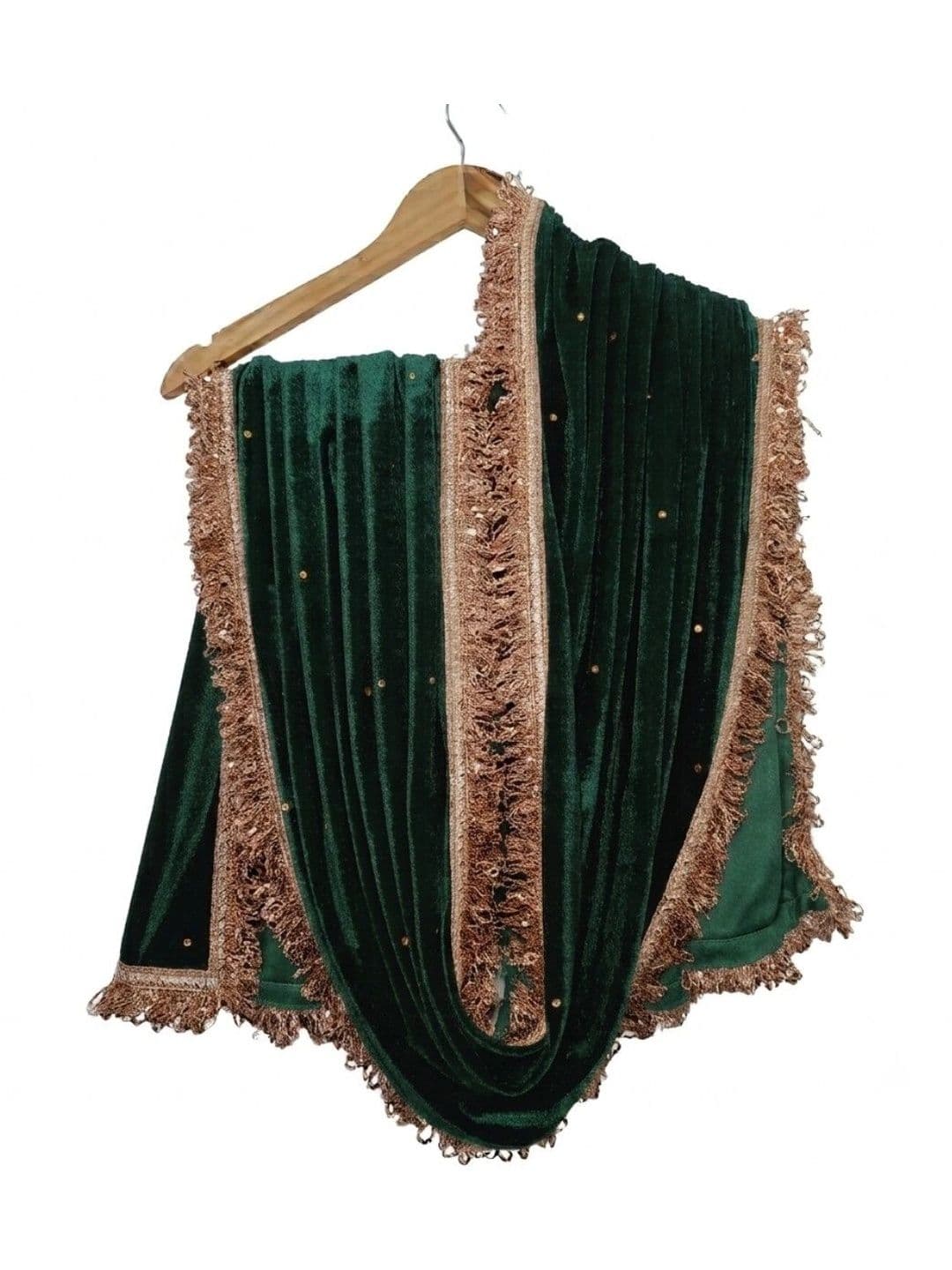 GLOBAL DRESS Velvet Blend Dupatta with Sequinned - view 1