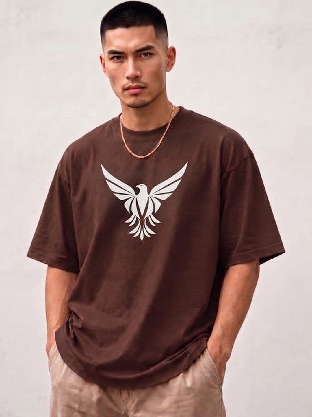 9TUNKI Men Printed Pure Cotton T-shirt - view 1