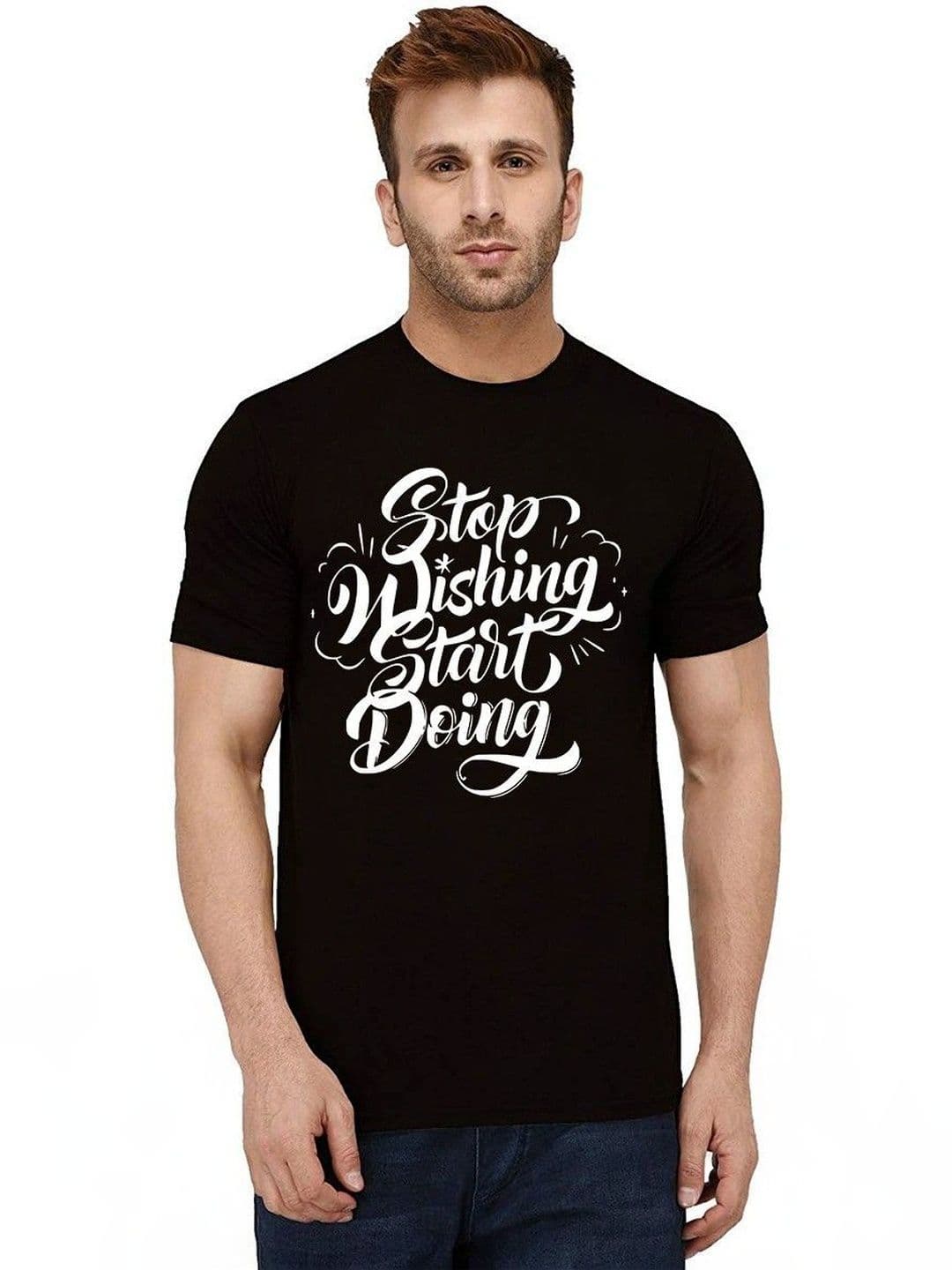 Caseria Men Typography Printed T-shirt - view 1