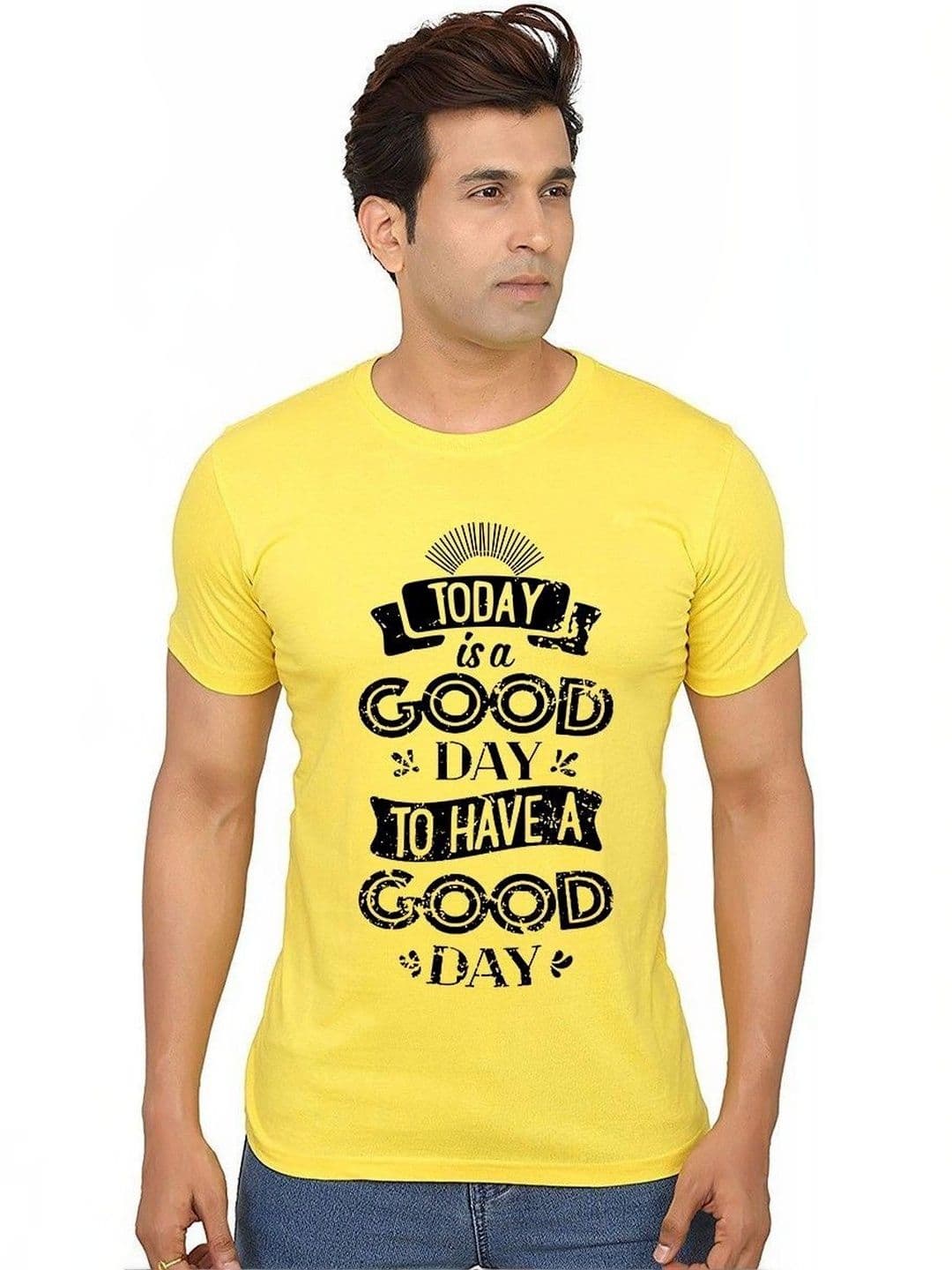 Caseria Men Typography Printed T-shirt - view 1
