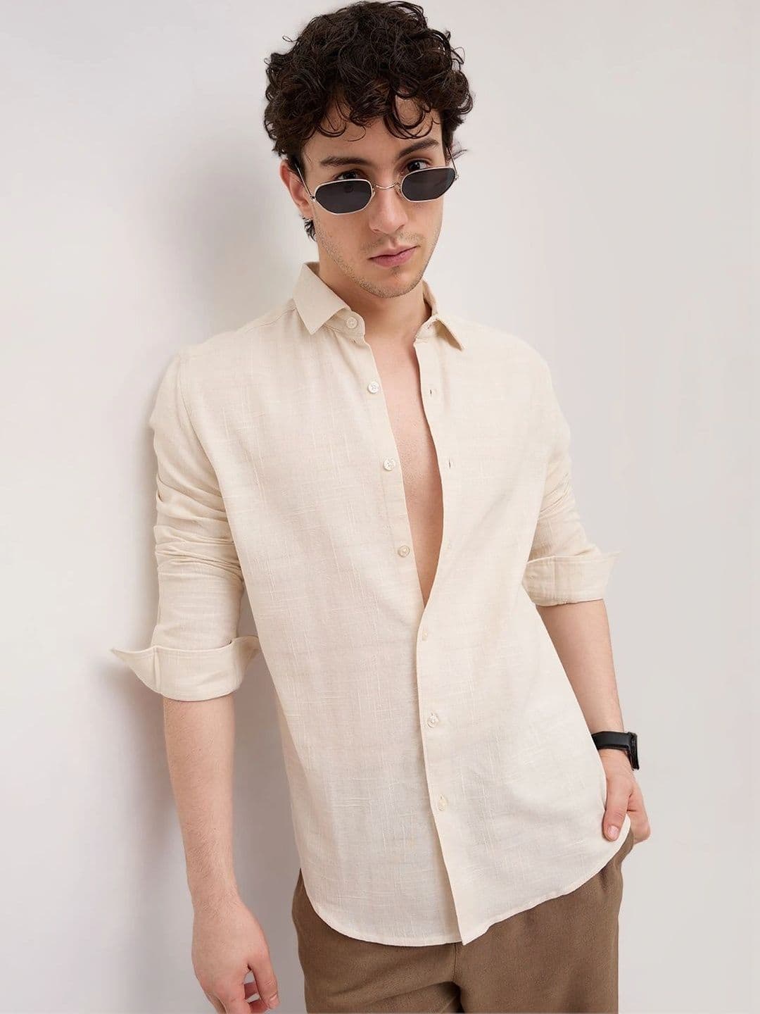 VASTRADO Men Classic Slim Fit Casual Shirt - view 1