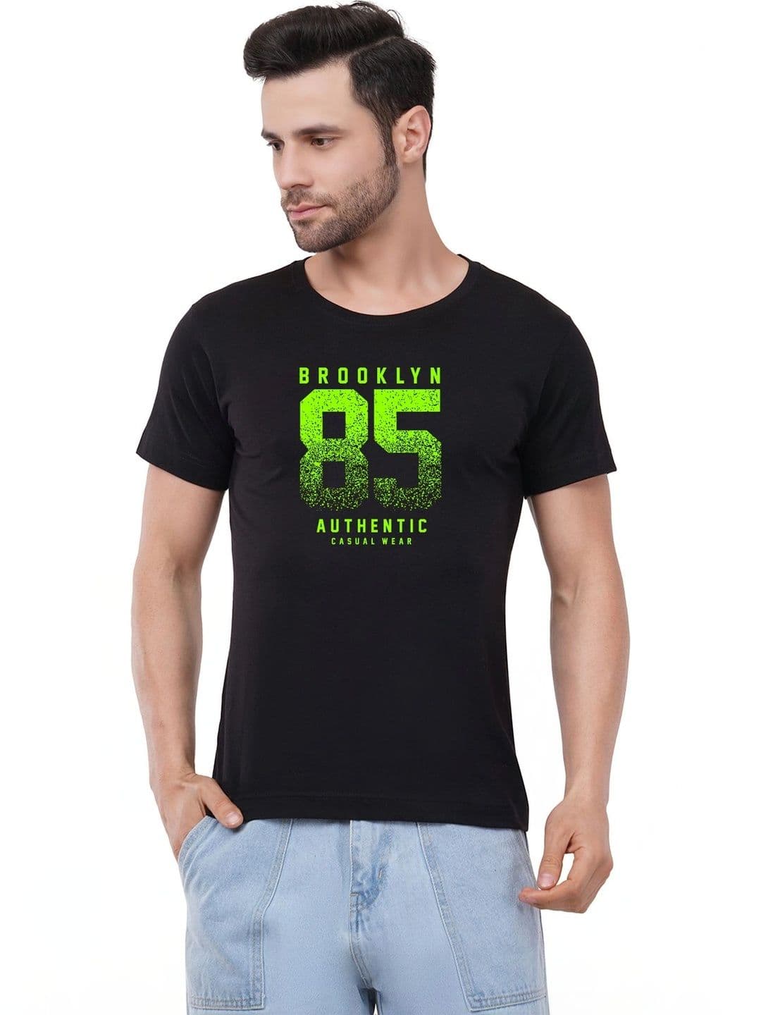 Caseria Men Typography Printed T-shirt - view 1