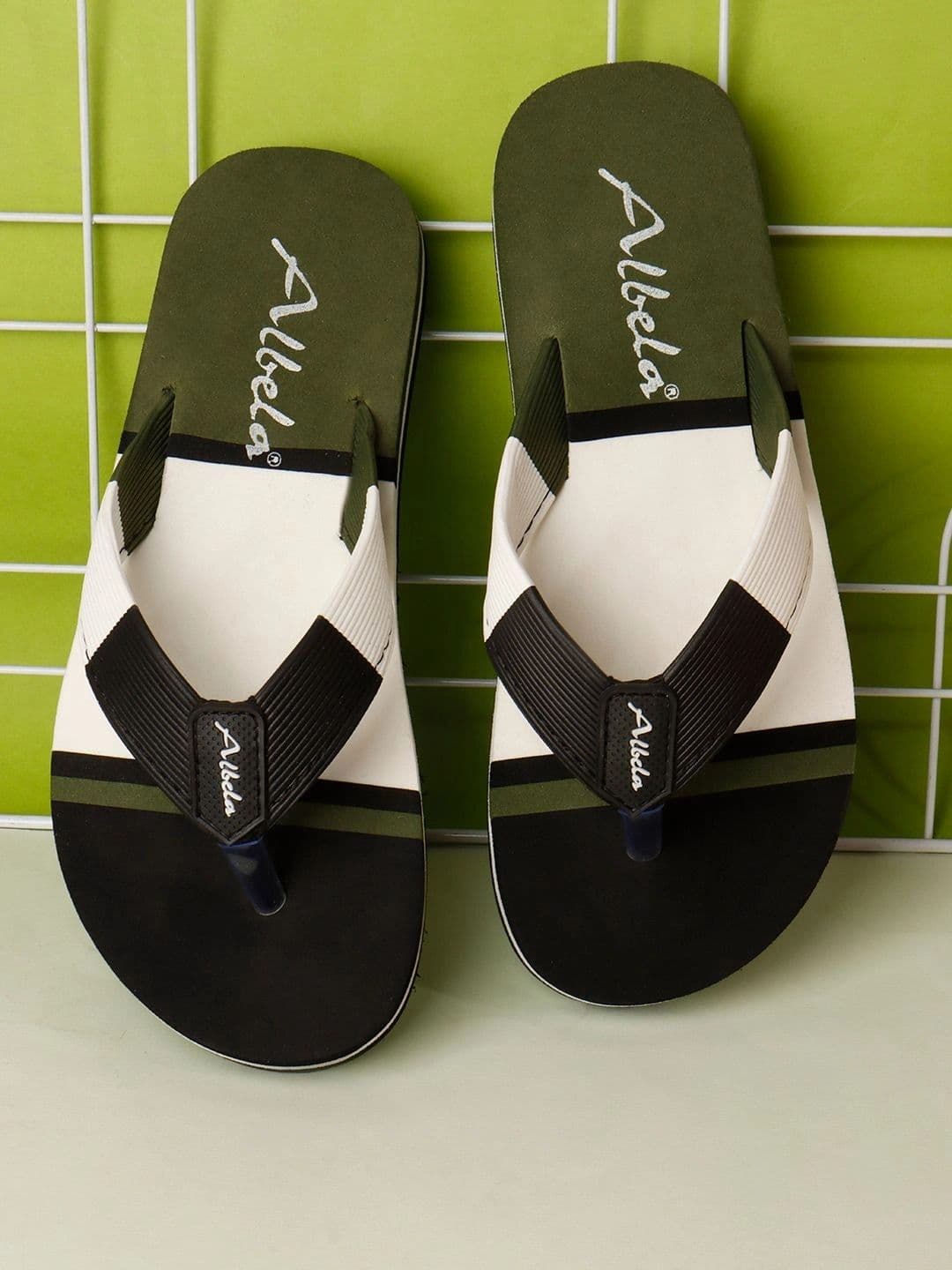 ALBELA Men Colourblocked Thong Flip-Flops - view 1
