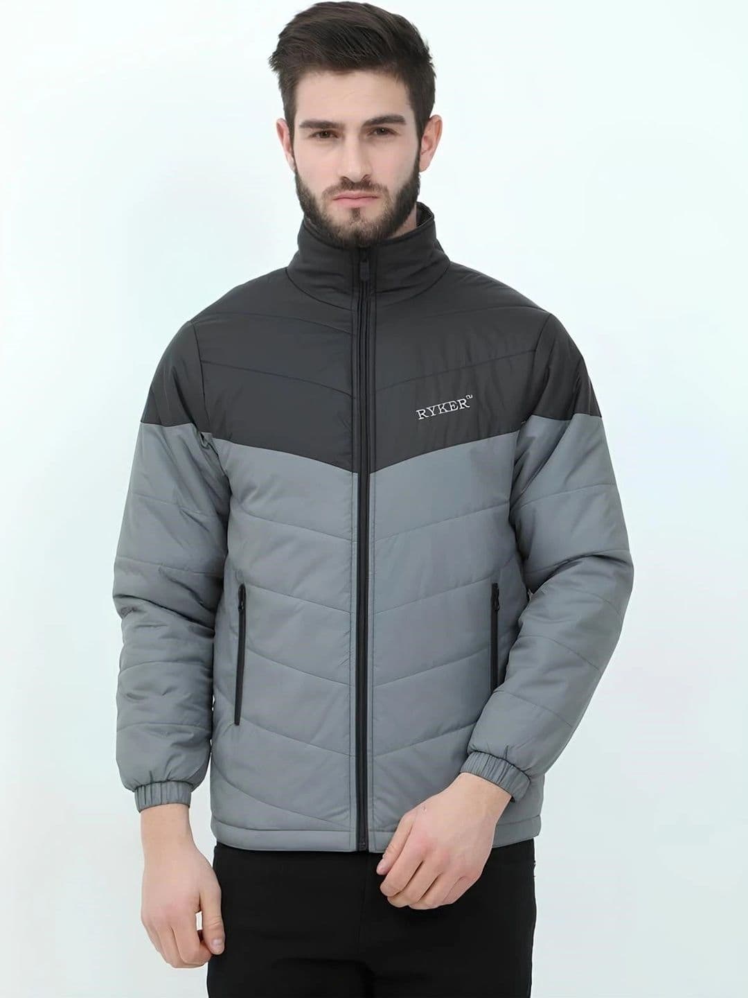 RYKER Men Colourblocked Lightweight Puffer Jacket - view 1