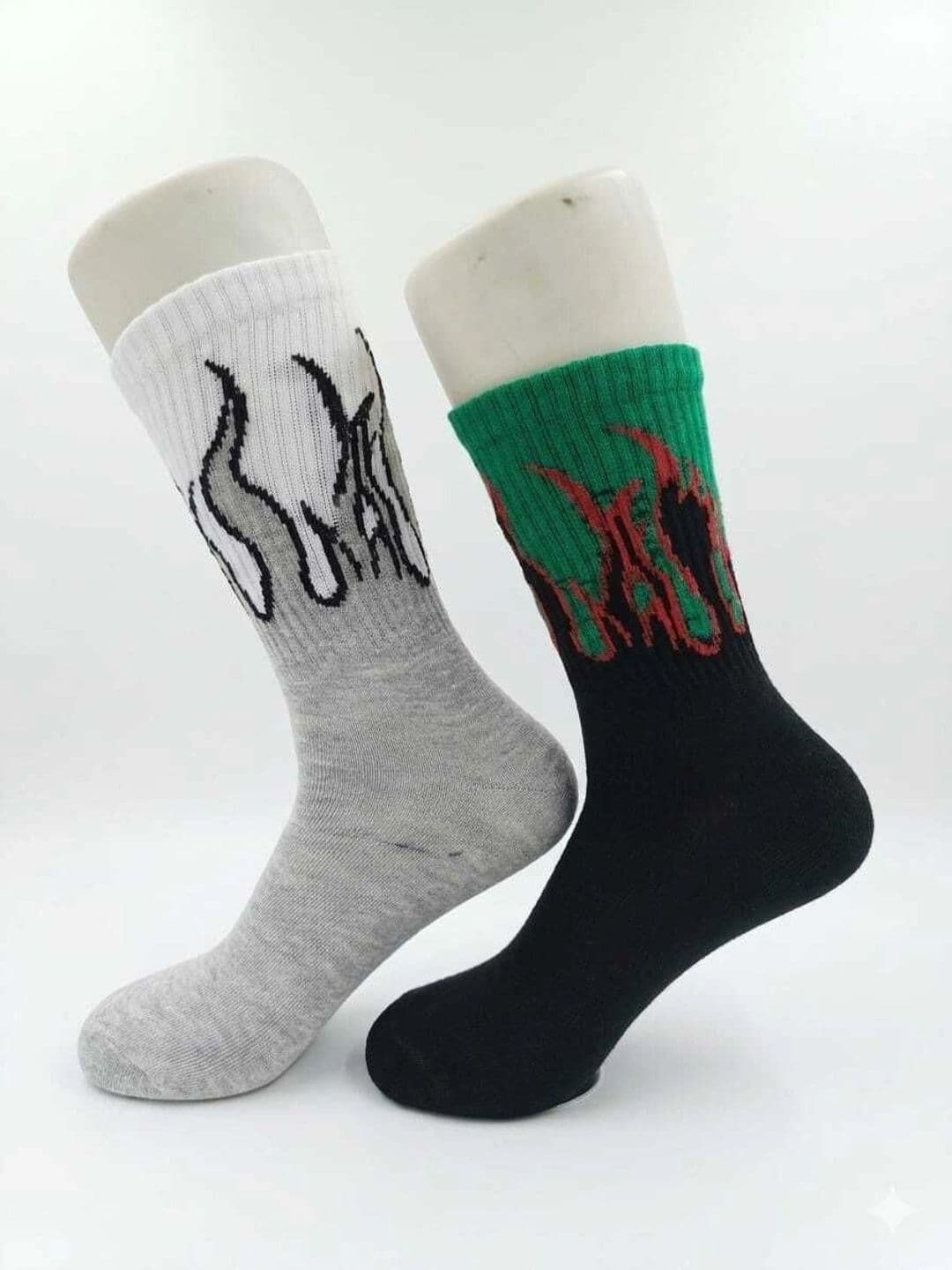 BEAR&BEYOND Men Pack of 2 Cotton Assorted Patterned Calf Length Socks - view 1