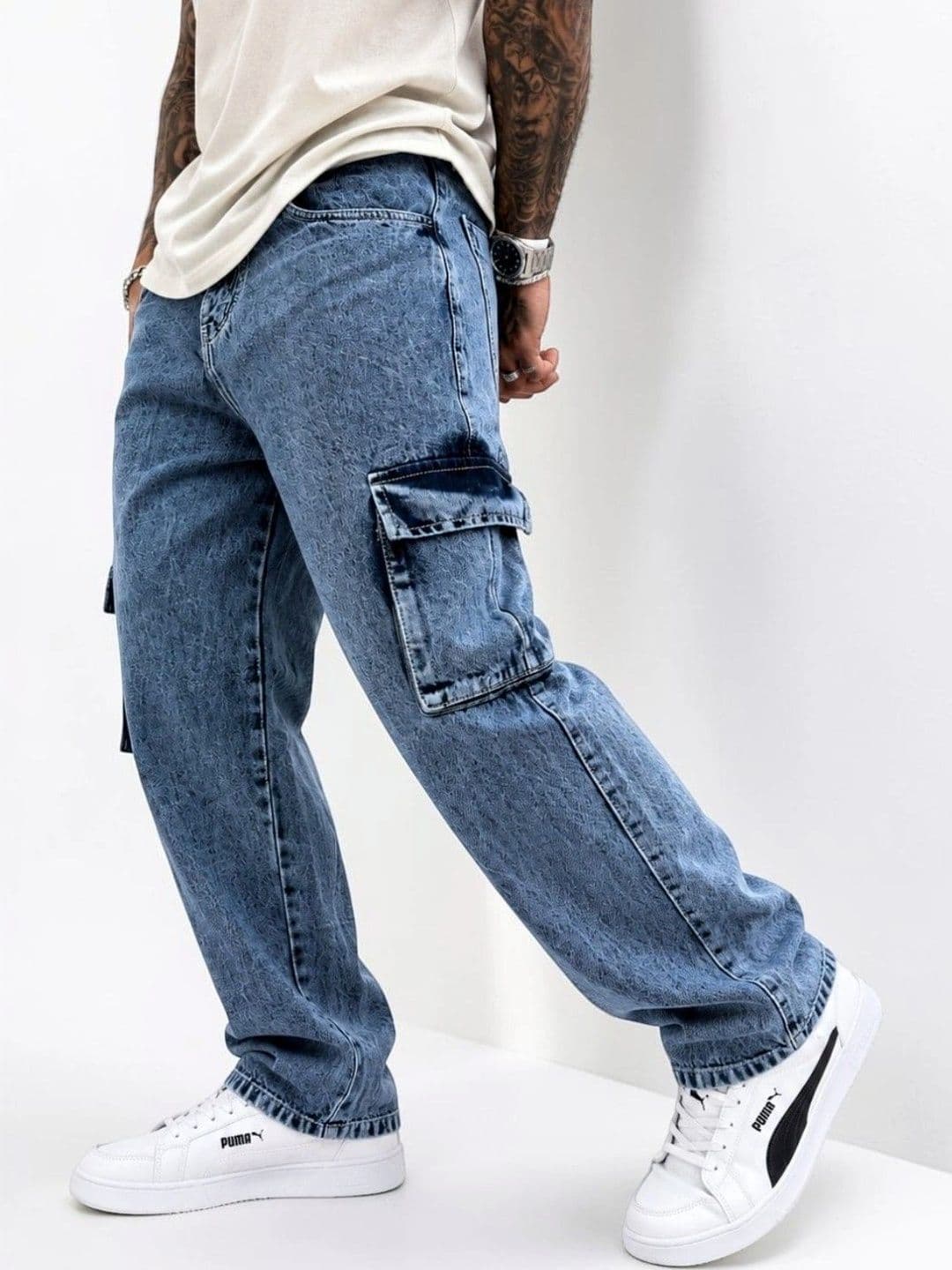 styzon Men Comfort Mid-Rise Jeans - view 1