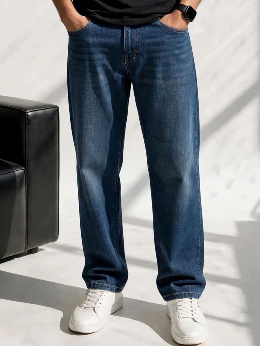 Moda Rapido Men Classic Regular Fit Mid-Rise Stretchable Jeans - view 1