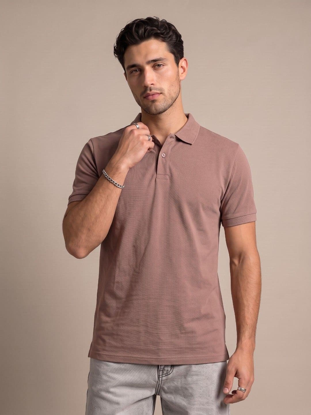 glitchez Polo Collar Regular Fit T-shirt - view 1