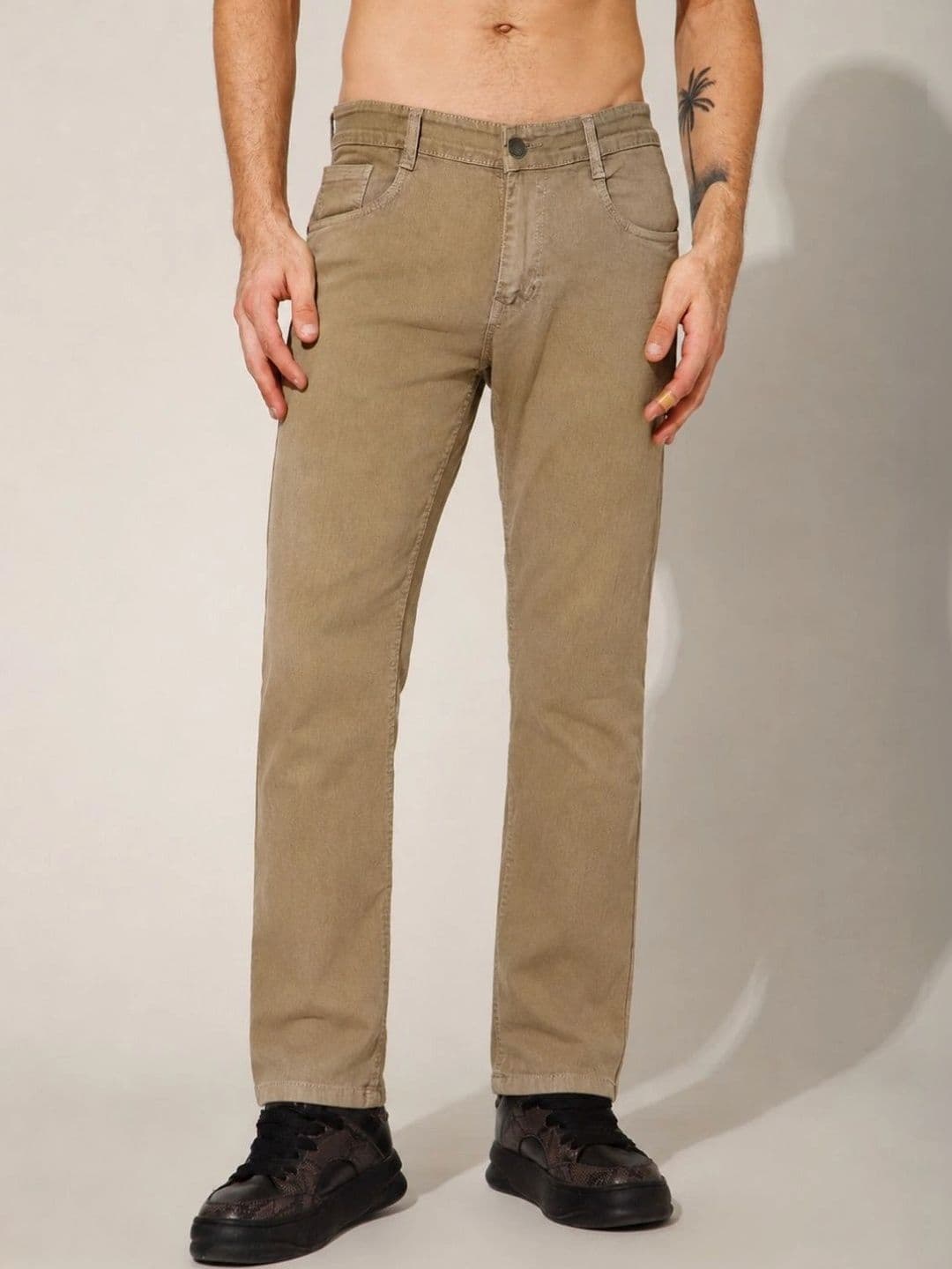 STUDIO NEXX Men Comfort Regular Fit Mid-Rise Stretchable Jeans - view 1