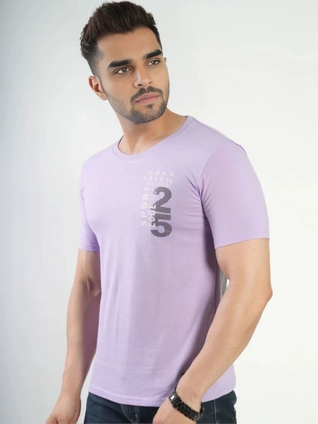 FLORA SHINE Men Typography Printed Bio Finish T-shirt - view 1
