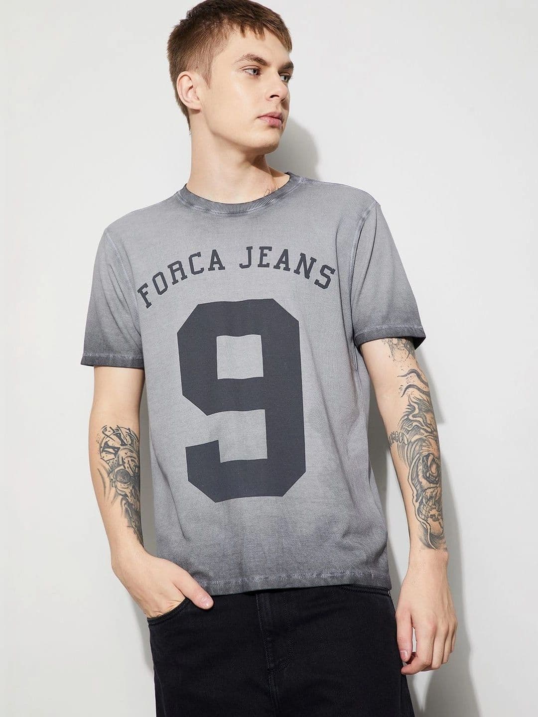 Forca by Lifestyle Men Typography Printed T-shirt - view 1