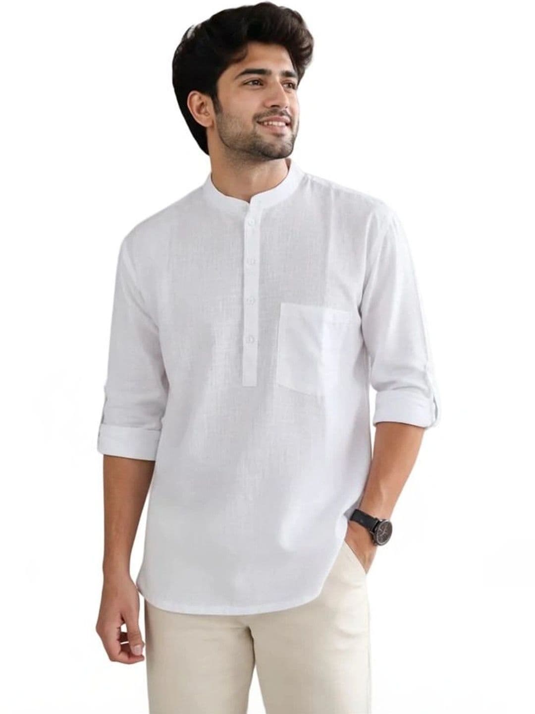 NATURALFAB Short Linen Kurta - view 1