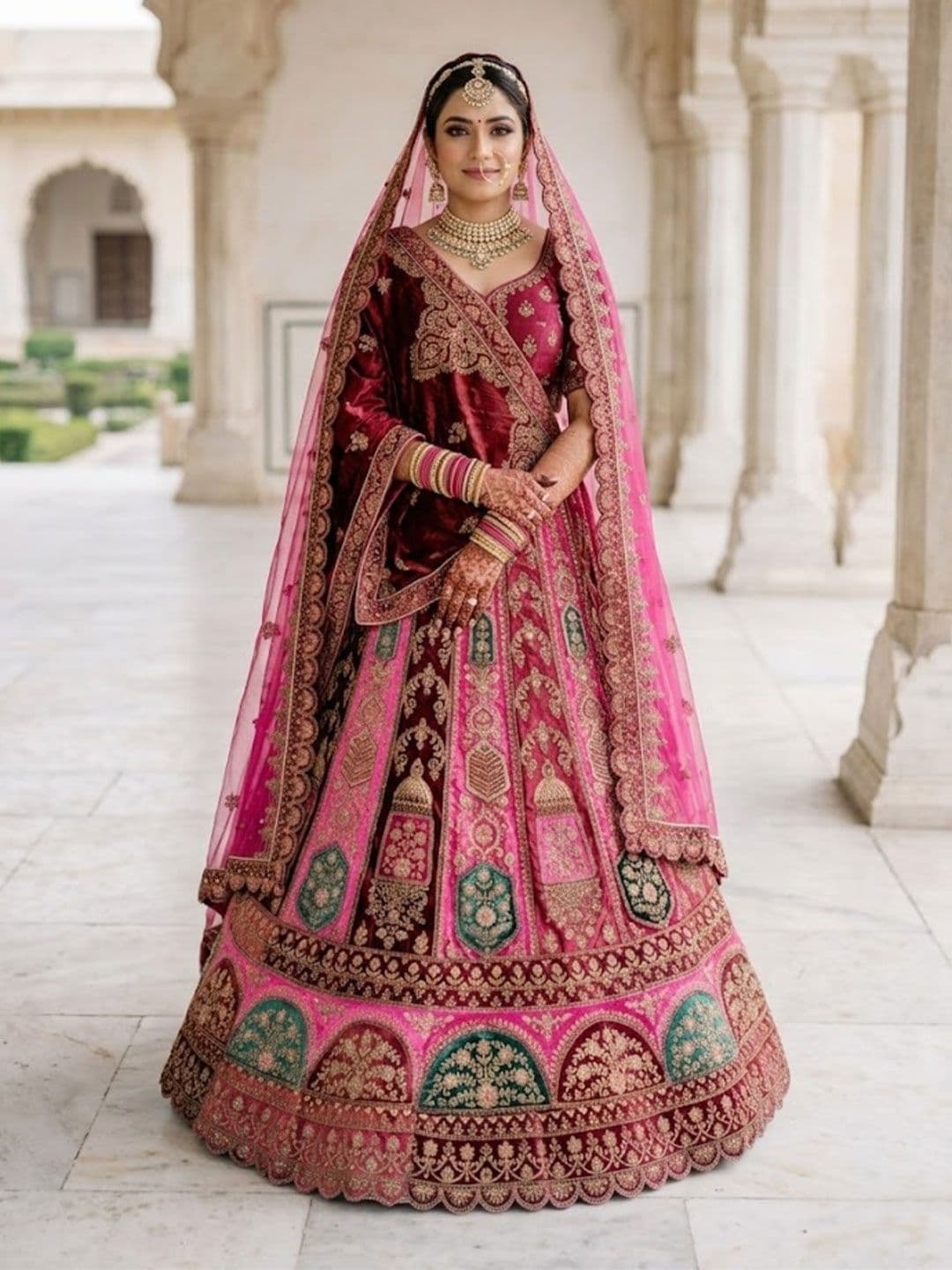 JIYANA WOMENS CHOICE Embroidered Semi-Stitched Lehenga & Blouse With Dupatta - view 1