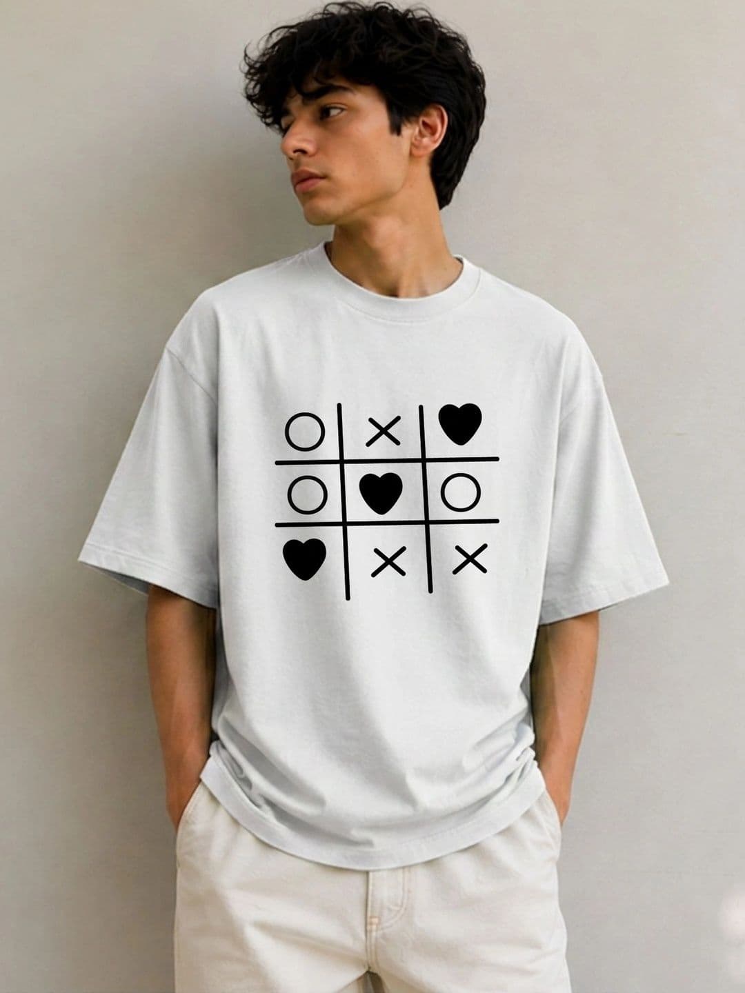 Fashnobic Men Printed Pure Cotton Blend Dri-FIT T-shirt - view 1