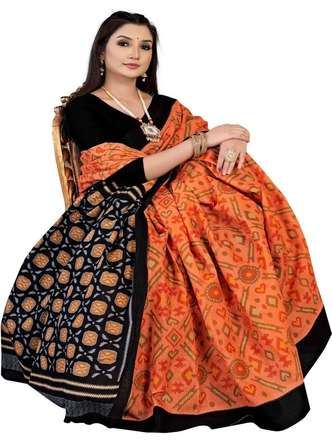 Hemita Fashion Pure Cotton Saree - view 1
