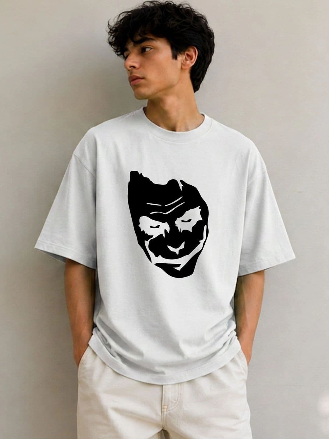 Fashnobic Men Printed Pure Cotton Blend Dri-FIT T-shirt - view 1