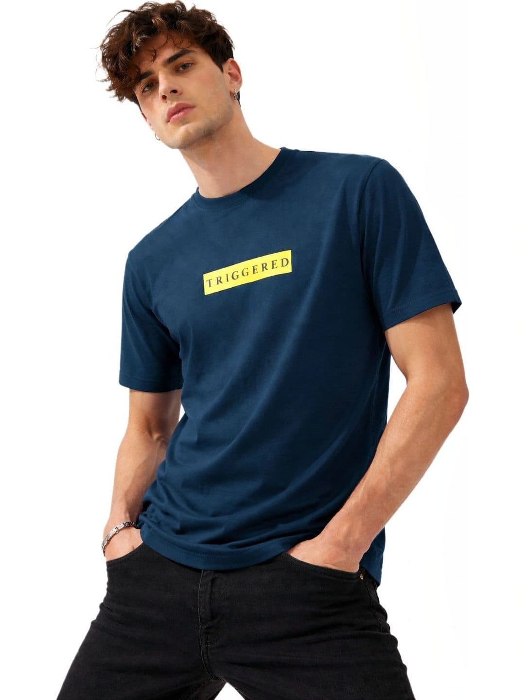ATHEOS Men Typography Printed T-shirt - view 1