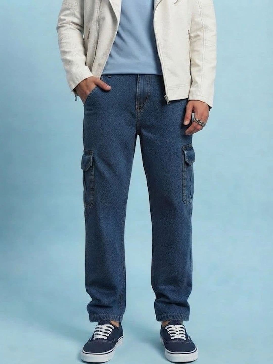 Niffar Fashion Men Straight Fit Mid-Rise Jeans - view 1