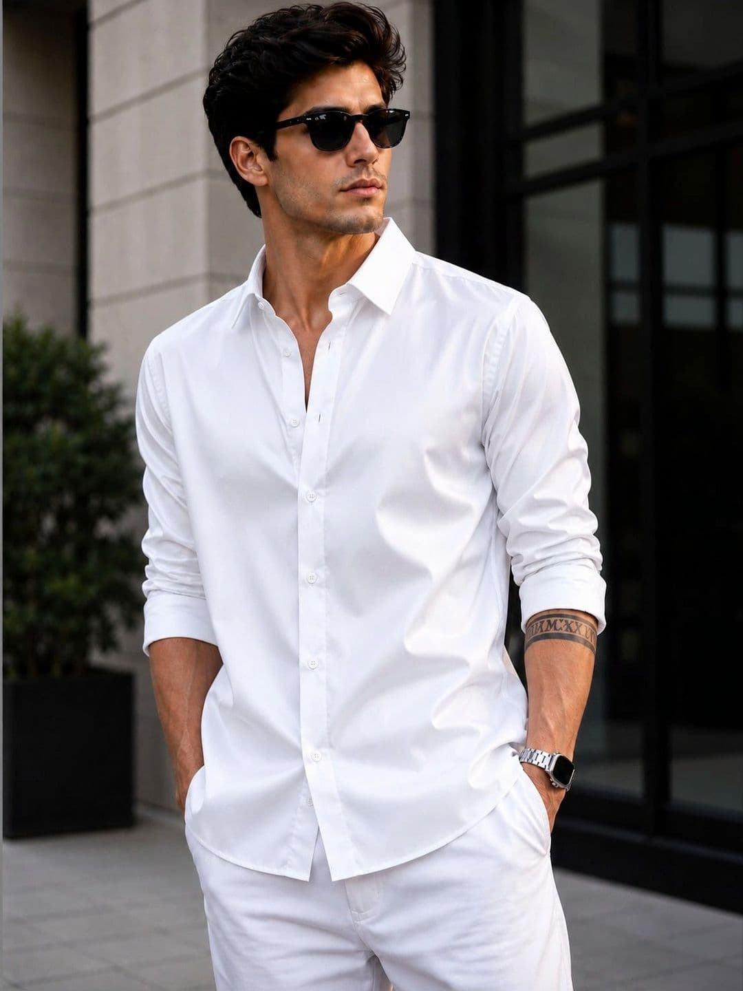 THE BIG ATTIRE Men Classic Casual Shirt - view 1